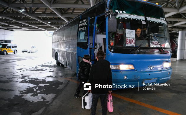 Son beş gün ərzində Bakıya region avtovağzallarından 25 mindən çox sərnişin daşınıb