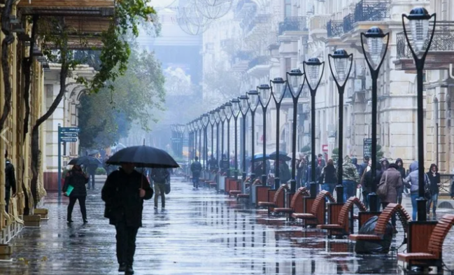 Bazar günü bu ərazilərdə yağış yağacaq - Şimşək çaxacaq