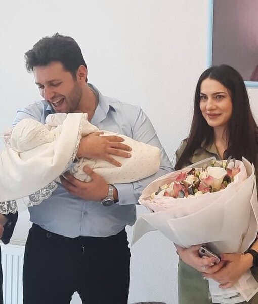 Vətən müharibəsi qazisinin övladı dünyaya gəldi - FOTO