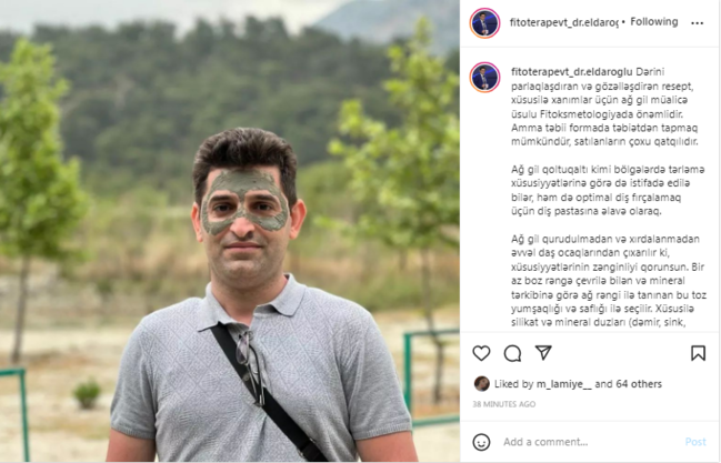 Dərini parlaqlaşdıran və gözəlləşdirən SADƏ RESEPT