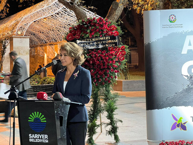 Vətən Müharibəsi şəhidləri Türkiyədə anıldı - Fotolar