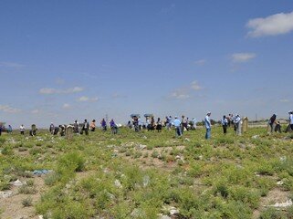 Bir sıra bölgələrdə çay sahilləri tullantılardan təmizlənib - FOTO
