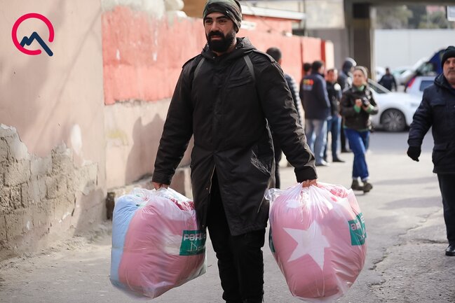 Yorğan gətirən kim, yemək gətirən kim... - FOTOLAR