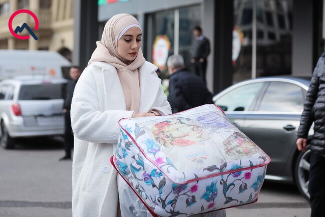 Yorğan gətirən kim, yemək gətirən kim... - FOTOLAR