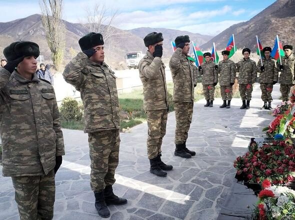 Azərbaycan Ordusunun Kəlbəcərdə yerləşən bölmələrindən birində şəhər günü qeyd edilib - FOTO