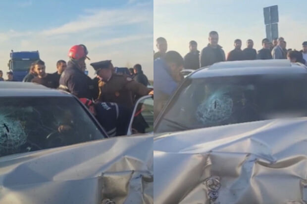 Yevlaxda baş verən ağır yol-nəqliyyat hadisəsi ilə bağlı RƏSMİ AÇIQLAMA - YENİLƏNİB + VİDEO