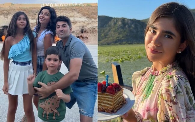 Zaur və Günay övladının ad gününü belə təbrik etdi - Video