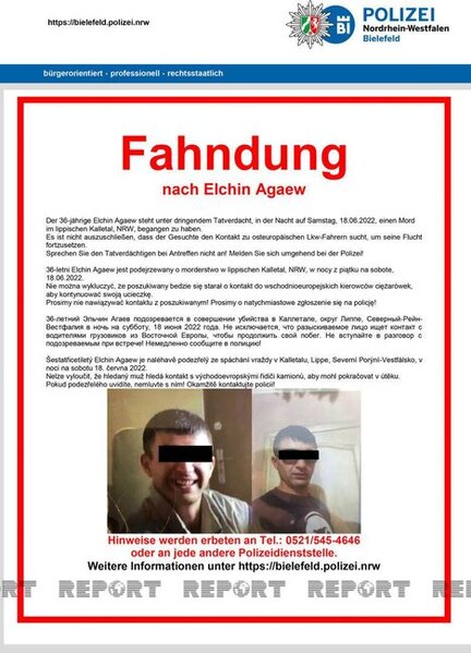 Almaniyada qətl törədən azərbaycanlı axtarışa verilib, prosesə helikopterlər cəlb olunub - FOTO