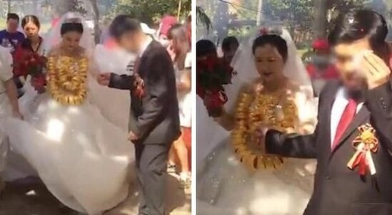 Toyunda 60 kiloqram qızıl taxtı, peşman oldu - FOTO