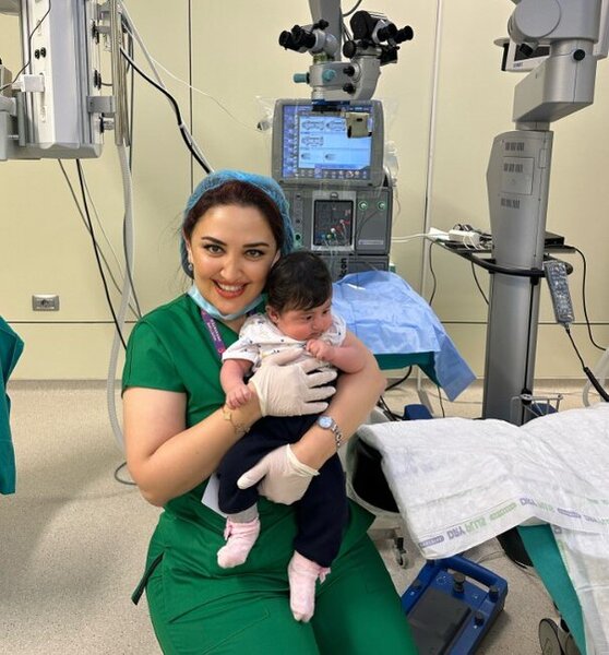 "BADAM" Medical Centerdə eyni gündə 3 körpəyə unikal əməliyyat! -FOTO