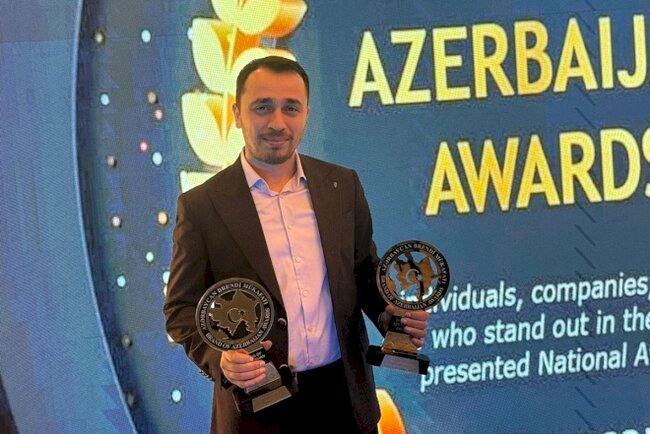 Tanınmış teleaparıcı Zaur Əliyevin rəhbəri olduğu 2 şirkət mükafata layiq görüldü - FOTO/VİDEO