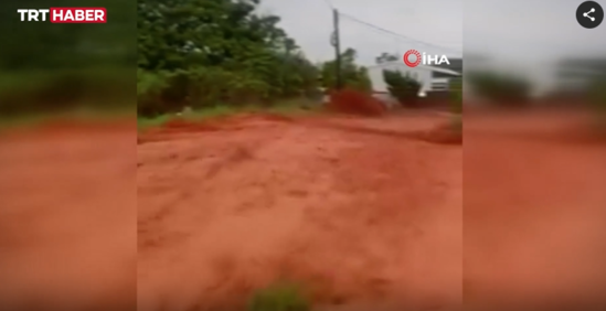 Tayvanda güclü yağışlar daşqınlara səbəb oldu - VİDEO