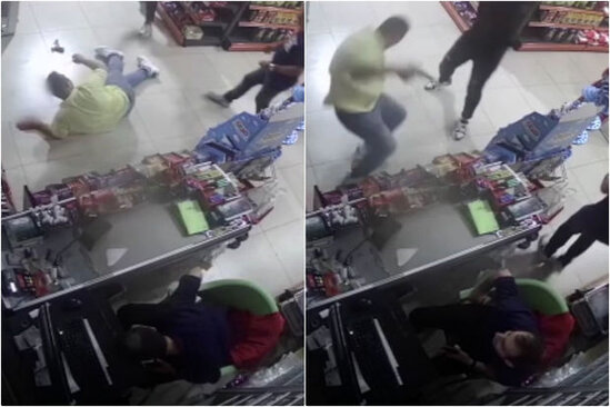 Zarafat məqsədilə silahı başına dirəyib tətiyi çəkdi: Atəş açıldı - VİDEO