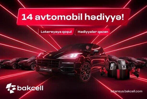 Bakcell 14 prestijli avtomobil və hədiyyələrlə bol lotereyaya başladı
