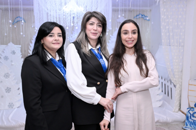 Leyla Əliyeva və Alyona Əliyeva Gəncədə uşaq evində olublar