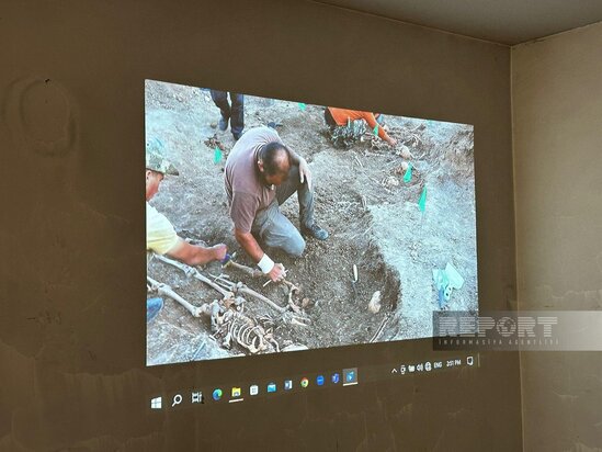 Şuşada kütləvi məzarlıq aşkarlanan əraziyə səfər təşkil olunub, faktlar nümayiş etdirilib