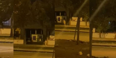 Psixoloji problemləri olan qadın küçənin ortasında...