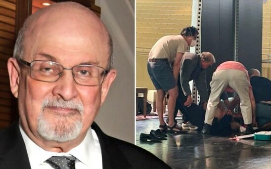 Salman Rüşdini bıçaqlayan şəxs həbs edildi