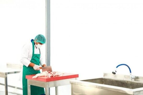 Ağalıda çadır tipli heyvan kəsimi məntəqəsi fəaliyyətə başlayıb - FOTO