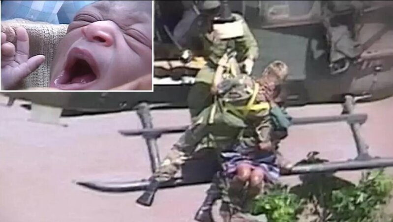 Sel fəlakəti zamanı ağacın üstündə doğulan "möcüzə körpə" vəfat etdi