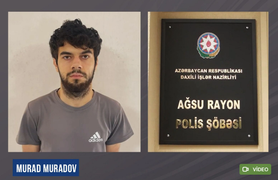 Ağsuda aptekdən oğurluğun ANBAAN GÖRÜNTÜLƏRİ