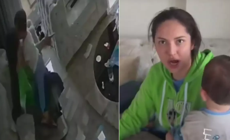 Ana uşağını döydü, bağırdı, dişlədi – Dəhşət saçan görüntülər sosial şəbəkədə yayıldı - VİDEO