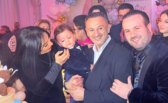 Anar Mədətov 1 yaşlı oğluna ad günü etdi - Video