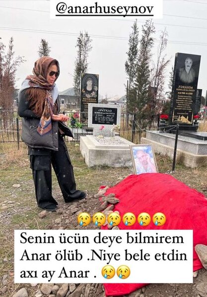 Anar Hüseynov dəfn olundu