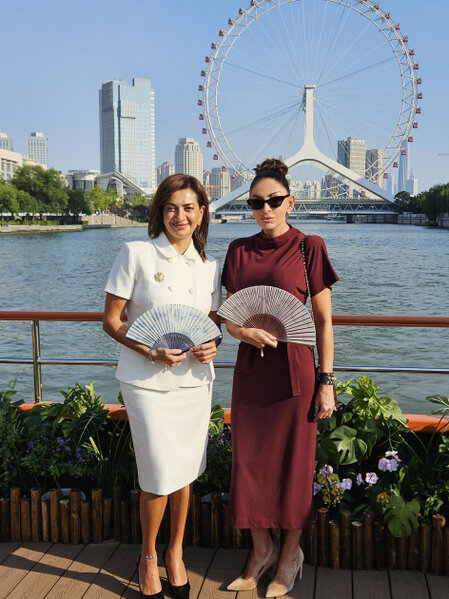 Mehriban Əliyeva ilə Anna Akopyan birgə şəkil çəkdirdi