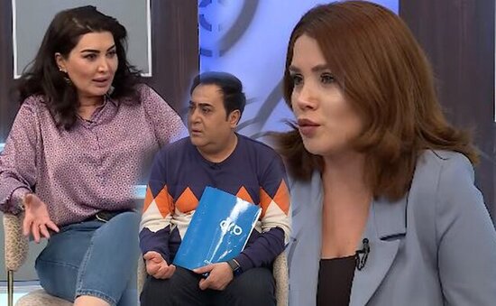 Aparıcılar arasında mübahisə düşdü - VİDEO