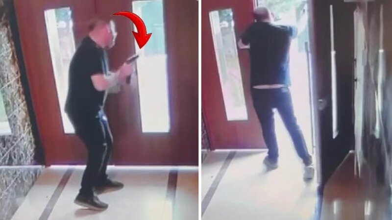 38 yaşlı kişi blokda öz-özünə atəş açmağa başladı: Xəyal gördüyü ortaya çıxdı - FOTOLAR+VİDEO