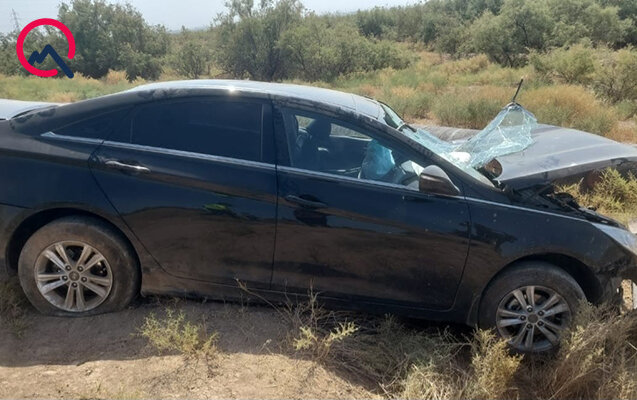Qəzada özü öldü, oğlu yaralandı - Foto