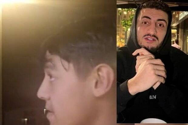 Araz Abdullayev canlı yayımda vurduğu gəncdən üzr istədi - FOTO