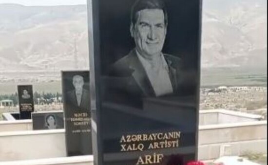 Yaxınları Arif Quliyevin məzarının görüntüsünü yaydı