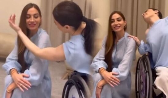 Arzu Əliyeva inklüziv rəqs dərsində