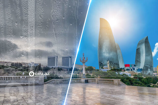 30 dərəcə isti və qar - Sabahın HAVA PROQNOZU