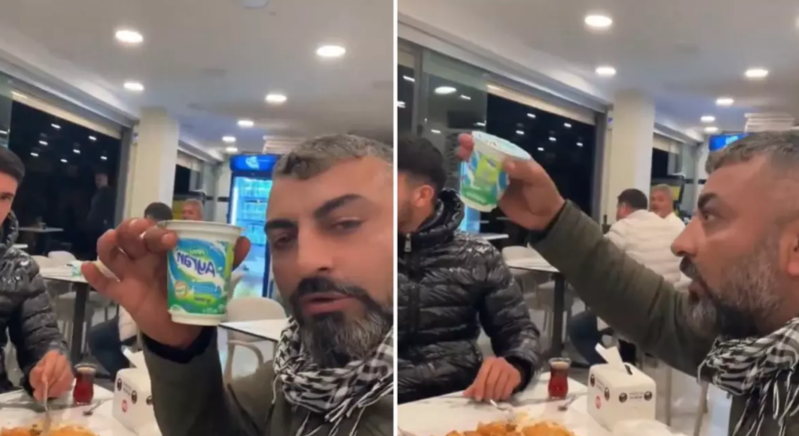 Yeməkxanada ayranın qiymətini eşidən süd istehsalçısı etiraz etdi: "1 litr südü 1,4 manata satıram, 3,5 manata ayran içərəm?" - VİDEO