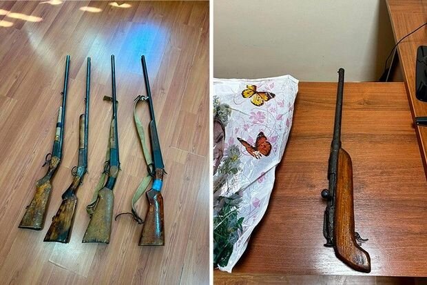 Göygöldə vətəndaşlar odlu silahları polisə təhvil veriblər