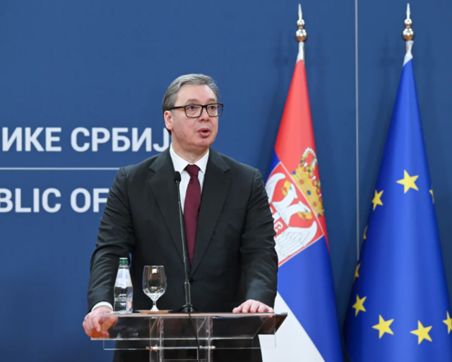 İlham Əliyev və Aleksandar Vuçiç mətbuata bəyanatlarla çıxış ediblər - VİDEO