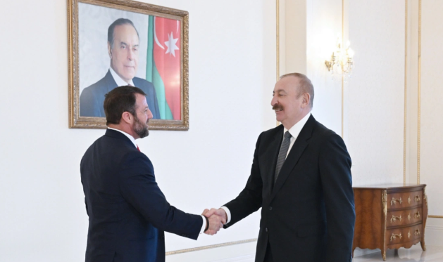 Prezident İlham Əliyev ABŞ nümayəndə heyətini qəbul edib - FOTO