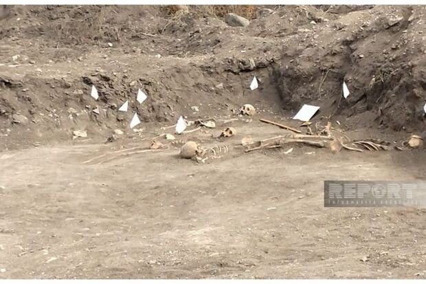 Əsgəranda kütləvi məzarlıq aşkarlandı - FOTO