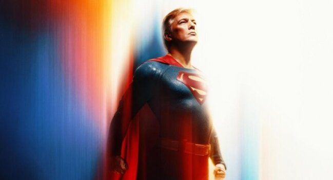 Ağ Evdən qəribə paylaşım: Supermen Tramp! - FOTO