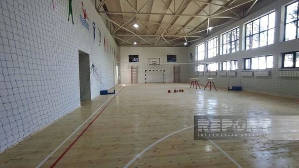 Heydər Əliyev Fondunun Qaxda inşa etdiyi məktəb istifadəyə verilib - FOTO