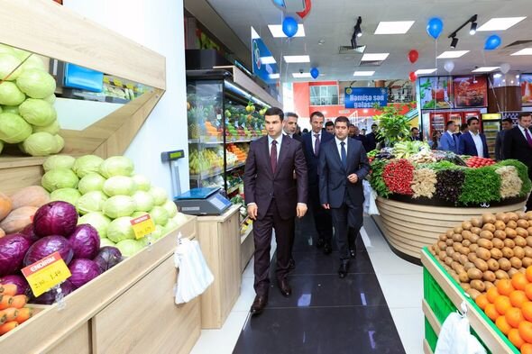 "Bolmart" supermarketlər şəbəkəsinin Naxçıvan filialı açıldı - FOTO/VİDEO