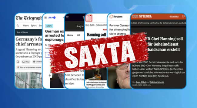 "Der Spiegel" və digər xarici KİV-də yayılan iddialara Azərbaycandan reaksiya