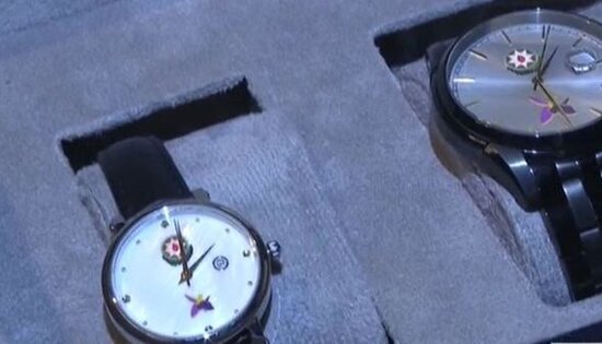 Rəcəb Tayyib Ərdoğan İlham Əliyevə saatlar hədiyyə etdi - FOTO