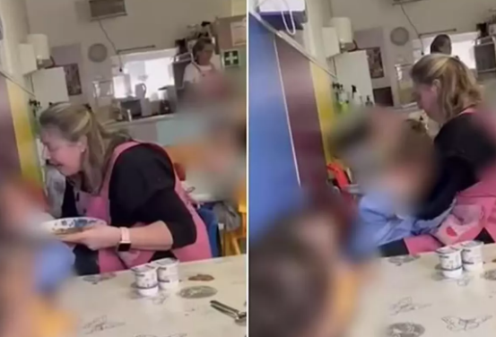 Uşaq bağçasında azyaşlını divara çırpan 4 işçi həbs edildi - VİDEO