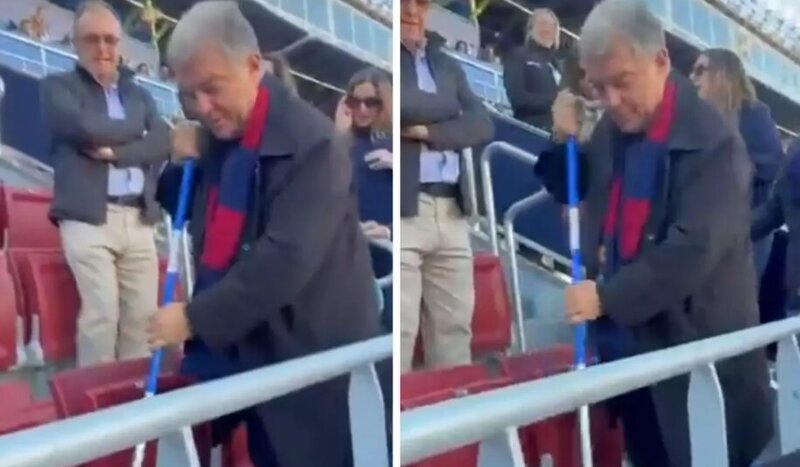 "Barselona" Futbol Klubunun prezidentindən diqqətçəkən addım - VİDEO