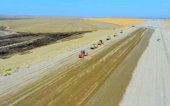 Horadiz-Cəbrayıl-Zəngilan-Ağbənd avtomobil yolunun yeni görüntüləri yayılıb