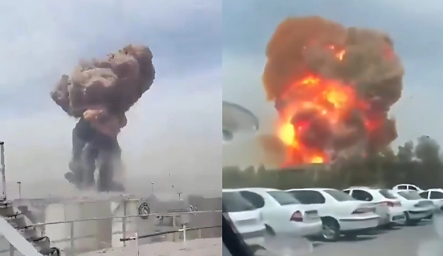 İranda limanda baş vermiş partlayış nəticəsində ölən və yaralananların sayı artıb